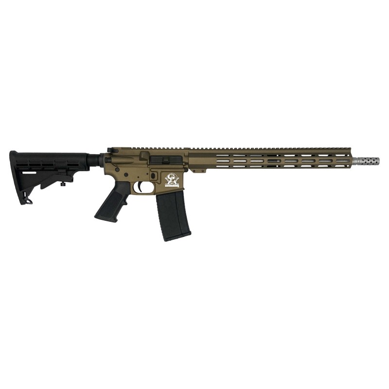 Great Lakes Firearms GL15223SSBRZ AR15  223 Wylde 301 16 Stainless Barrel Bronze Cerakote Receiver Full Picatinny Rail Black Col