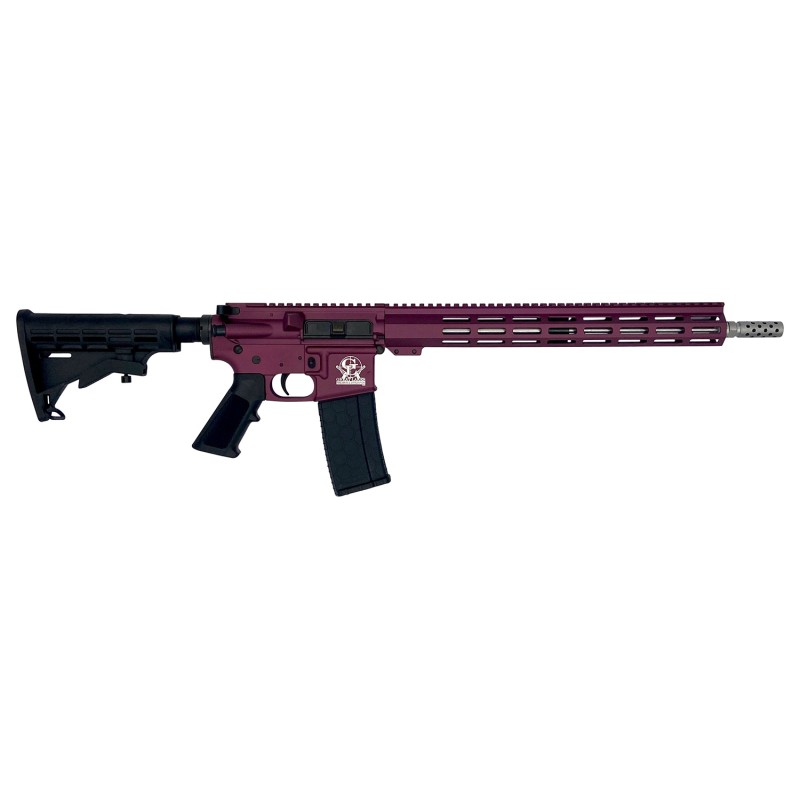 Great Lakes Firearms GL15223SSCHY AR15  223 Wylde 16 Stainless 301 Black Cherry Rec Black Stock  Grip