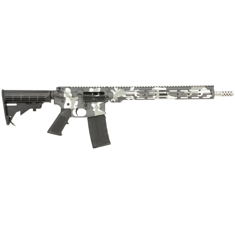 Great Lakes Firearms GL15223SSMU AR15 Mission 223 Wylde 301 16 Urban Camo Rec15 MLok Handguard Black Carbine Stock  A2 Grip Muzz