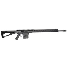 Great Lakes Firearms GL10LA3006SSBLK AR10  3006 Springfield 51 24 Black 20 MLok Handguard Fixed Hogue OverMolded Stock A2 Grip M