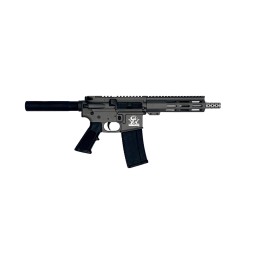 Great Lakes Firearms GL15223SSPTNG AR15 Pistol 223 Wylde 301 7.50 Stainless Barrel Tungsten Rec 7 MLOK Handguard Buffer Tube No 