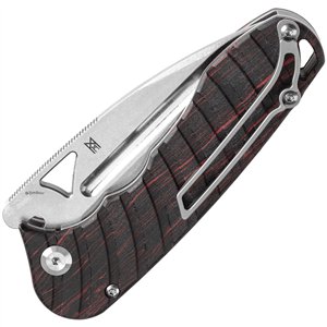 Bombur Linerlock Black and red