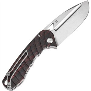 Bombur Linerlock Black and red