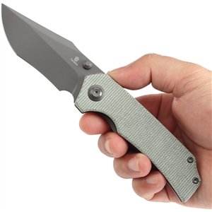 Fermi Linerlock Green Micarta