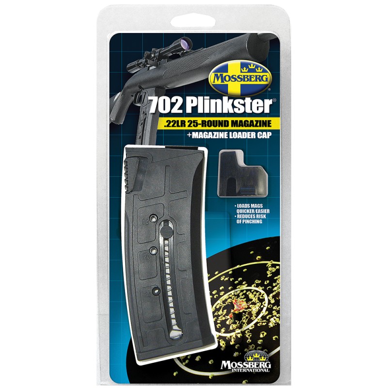 Mossberg 95725 702 Plinkster  25rd 22 LR Black Polymer