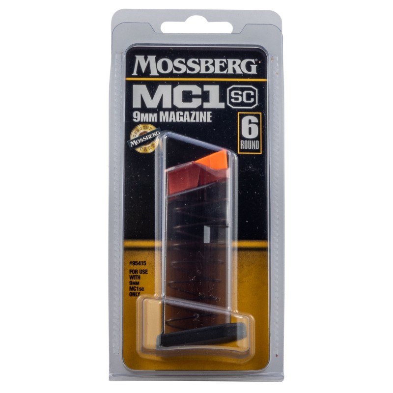 Mossberg 95415 MC1sc  6rd 9mm Luger Clear Polymer