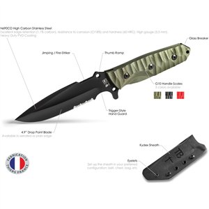 Survival Fixed Blade Black