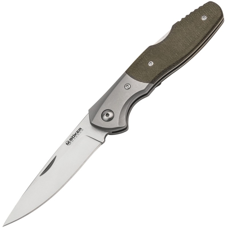 Nice Lockback Green Micarta