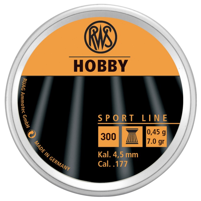 RWSUmarex 2317400 Hobby Sport Line 177 Lead 300 Per Tin