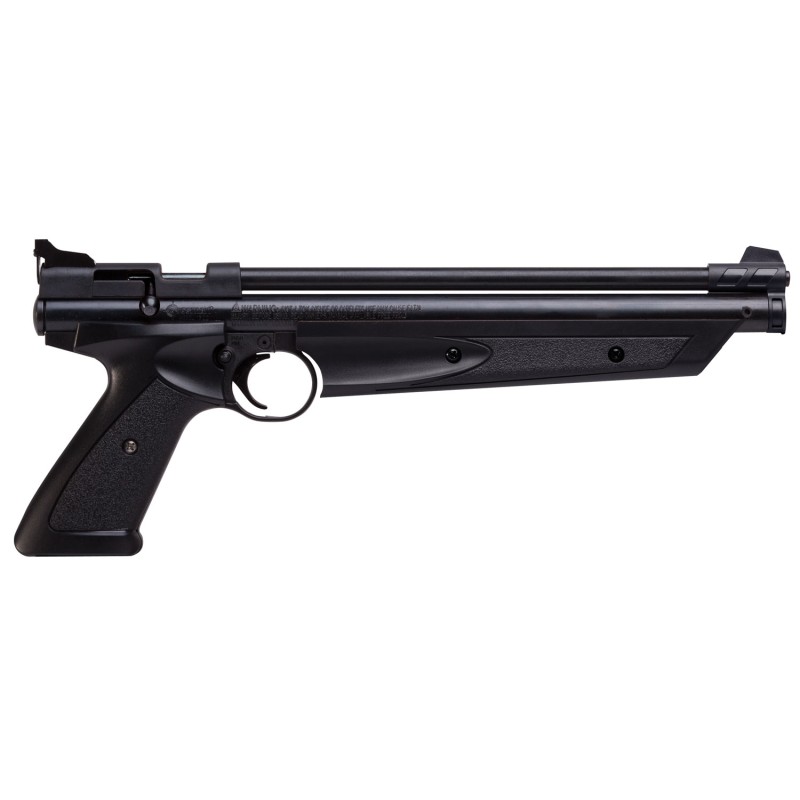 Crosman P1377 American Classic Pump Pistol 177 1rd Rifled Steel Barrel Fixed FrontAdjustable Rear Sights Black Polymer Grips Cro