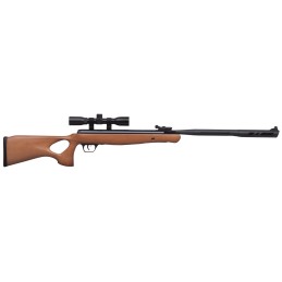 Crosman CVH22RDNSWX Valiant Air Rifle Nitrogen Piston Elite 22 Black Rifled Steel Barrel Black Receiver Fixed Hardwood Thumbhole