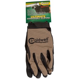 Caldwell 151294 Ultimate Shooting Gloves Tan LGXL Velcro