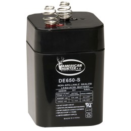 American Hunter DE30053 HR Rechargeable Lantern Battery  6 Volt 5 AMP