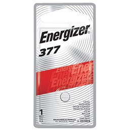 Energizer 377BPZ 377 Battery  Silver 1.55 Volts 24 mAh Qty 72 Singe Pack