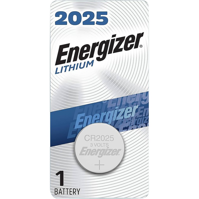 Energizer ECR2025BP 2025 Battery  Silver Lithium Coin 3.0 Volt 170 mAH Qty 72 Single Pack