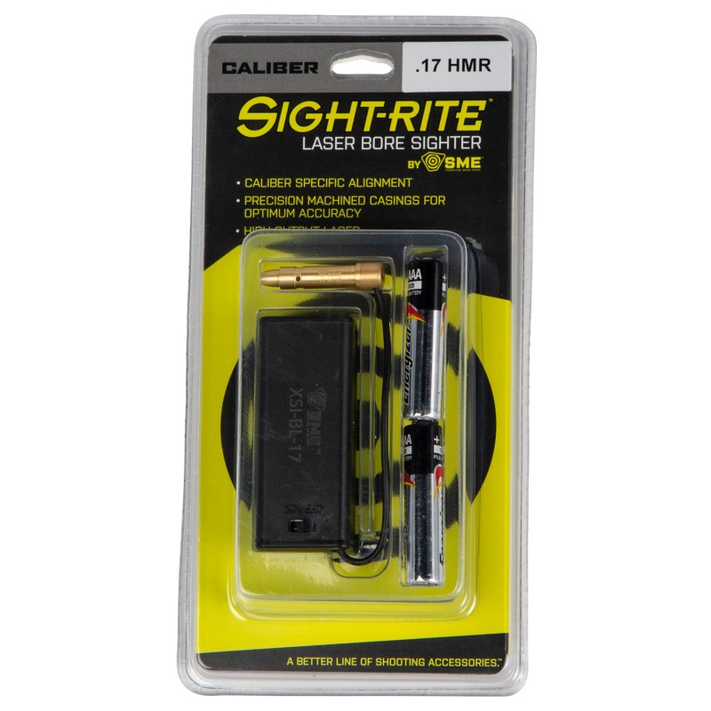 SME XSIBL17 SightRite Laser Bore Sighting System 17 HMR Brass Casing