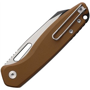 Warhawk Button Lock Tan G10