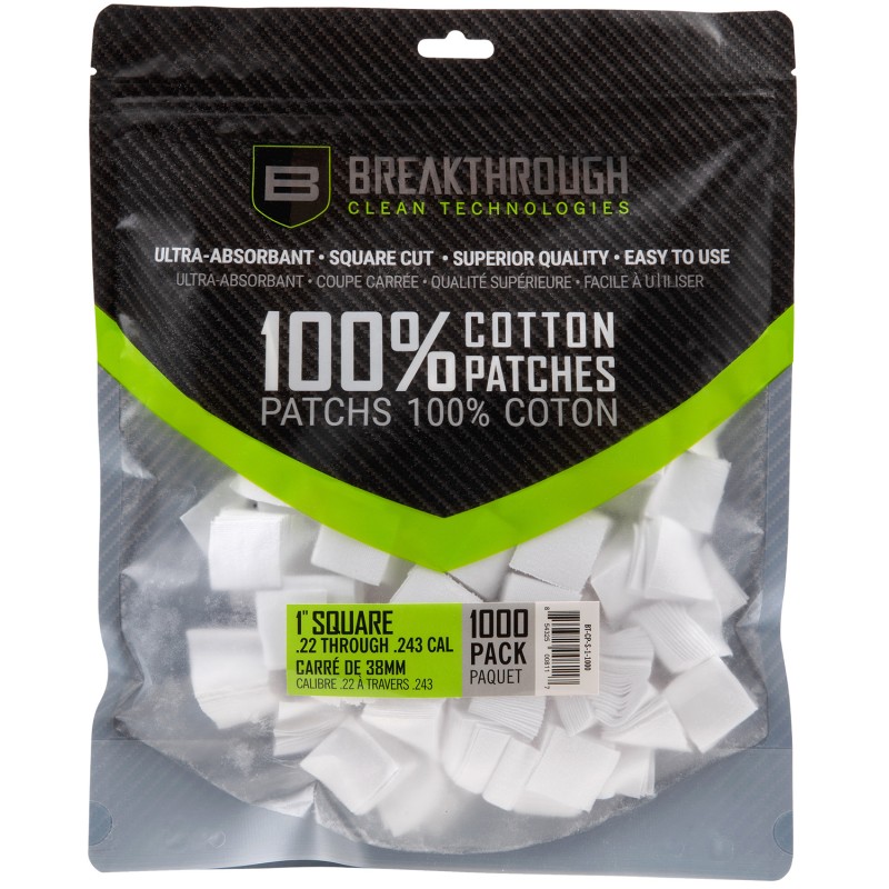 Breakthrough Clean BTCPS11000 Square Patches 243270 Cal 1 1000 pieces