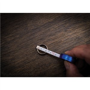 Keychain Measuring Tape Blue