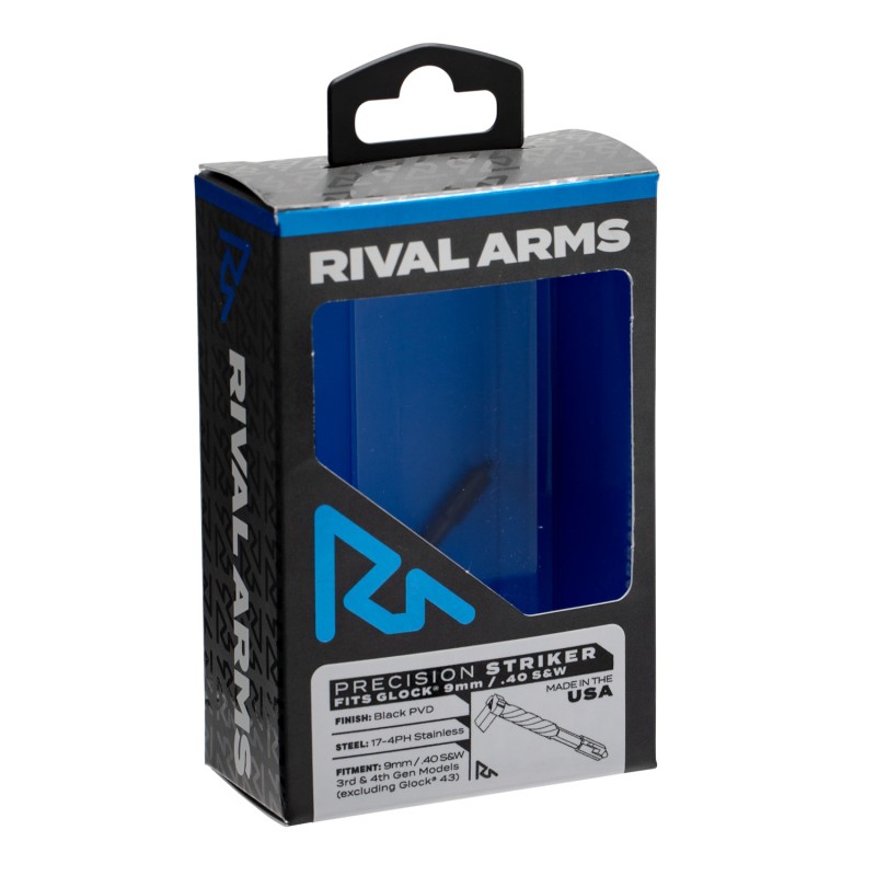 Rival Arms RA40G001A Precision Striker  40 SW Glock Gen34 Black 174 Stainless Steel