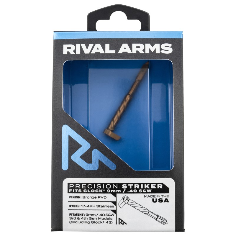 Rival Arms RARA40G001C Precision Striker  9mm40 SW Glock Gen34 Bronze 174 Stainless Steel