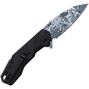 Linerlock Digi Camo A/O Black