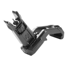 Magpul MAG525BLK MBUS Pro Offset Sight Front  QPQ Melonited Steel Construction for AR15