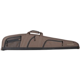 Allen 99546 Daytona Rifle Case Scoped Rifle Case 46 Mocha Brown Endura wBlack Trim Accessory Pockets Adjustable Sling  Easy Clea