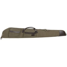 Heritage Cases 54352 North Platte Shotgun Case Olive CanvasLeather 52