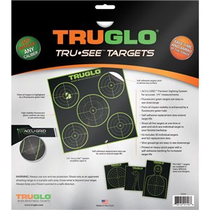 Tru-See 5 Bullseye Target 6pk