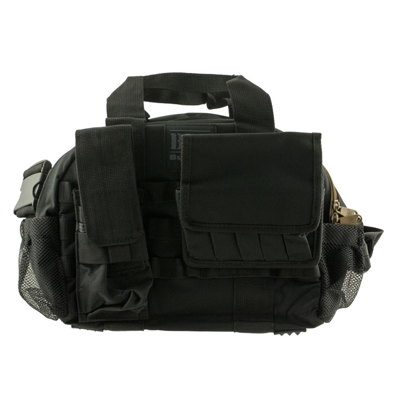 Bulldog BDT940B BDT Tactical Range Bag Black Finish Colorized Zipper