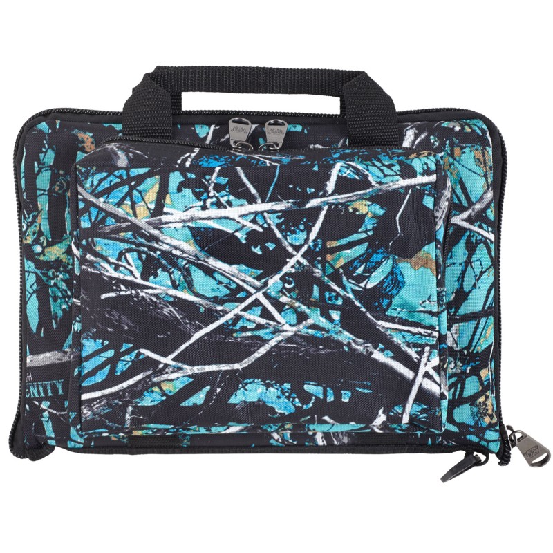 Bulldog BD915SRN Mini Range Bag Water Resistant Serenity Camo Nylon with Inside  Outer Storage Pockets