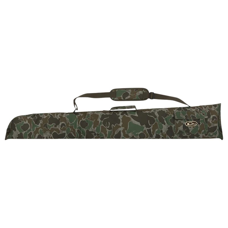 Drake Waterfowl DW3110037 SideOpening Shotgun Case Exterior Choke Tube Pocket Carry HandlesAdj. Strap Hanging DRing