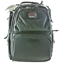 GPS Bags 1812BPB Executive Backpack Black Holds 5 Handguns