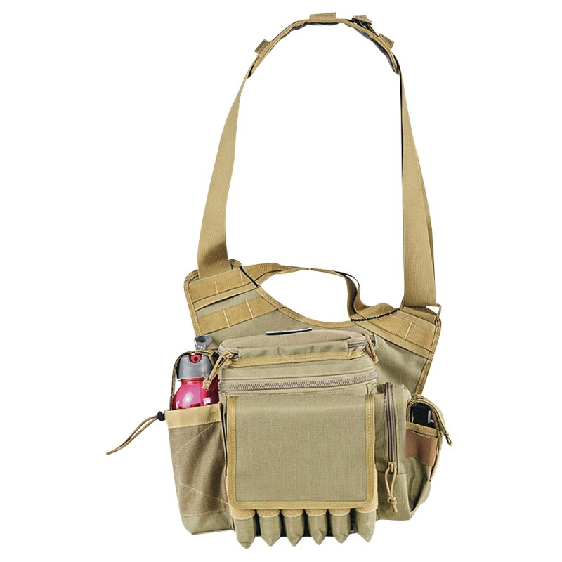 GPS Bags 1180RDPT Rapid Deployment Sling Pack Tan 600D Polyester Large 1 Handgun