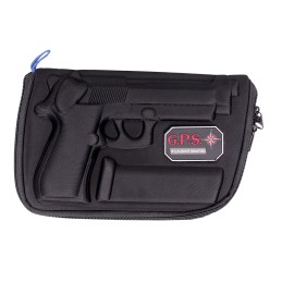 GPS Bags 909PC Custom Molded  w Lockable Zippers Internal Mag Holder  Black Finish for Beretta 9296  Taurus PT92