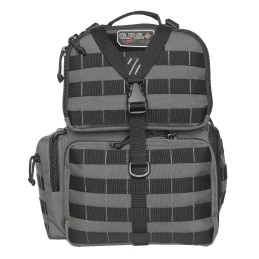 GPS Bags T1612BPG Tactical Range Backpack Gray 1000D Nylon 3 Handguns