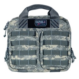 GPS Bags T1410PCD Tactical Double 2 Fall Digital 1000D Nylon Teflon Coating Holds 4 Handguns