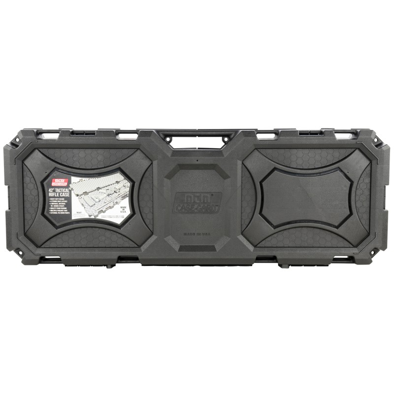 MTM CaseGard RC42T Tactical Rifle Case 42 Black Holds 2 Rifles