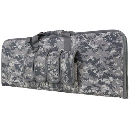 NcStar CVCP2960D36 VISM Carbine Case Digital Camouflage PVC Nylon w Lockable Zippers Pockets  Padded Carry Handle