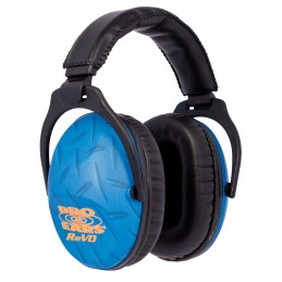 Pro Ears PE26UY010 ReVO Passive Muff 26 dB Over the Head Black wBlue Diamond Plate Pattern Youth 1 Pair