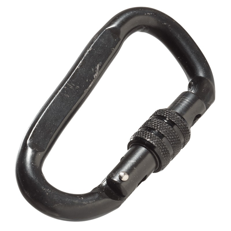 Muddy MUDMSA060 Carabiner Safety Harness Black Steel