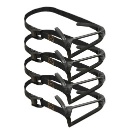 Muddy MUDMSS4PK Micro Stagger Step Black Steel Nylon