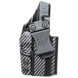 Rounded Gear SSRP365XMACROCFRHVAR Kydex  IWB Black Kydex Fits Sig P365 X Macro Belt Clip Right Hand