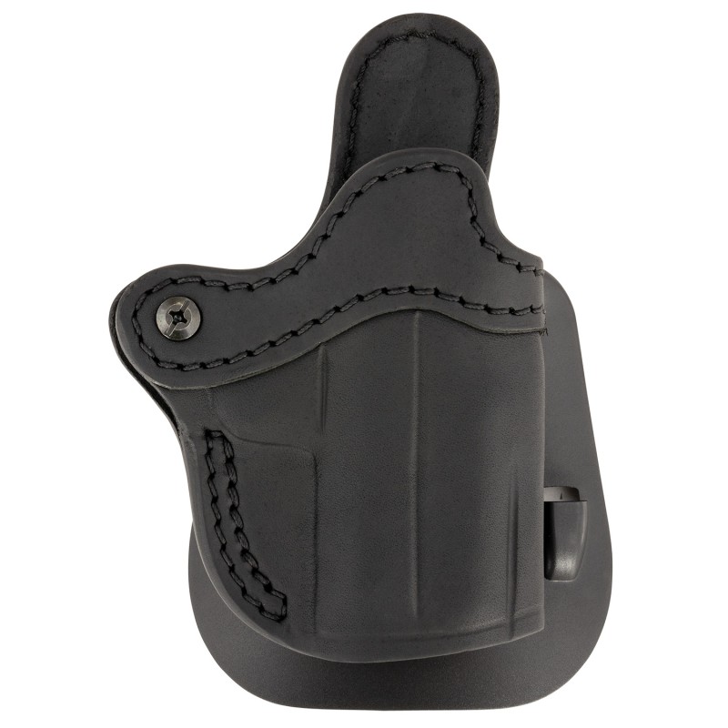 1791 Gunleather ORPDHCSBLR Paddle Holster Optic Ready OWB Size Compact Black Leather Compatible wGlock 43Taurus GX4Sig P365 Padd