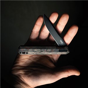 F2 Bravo Linerlock Red CF