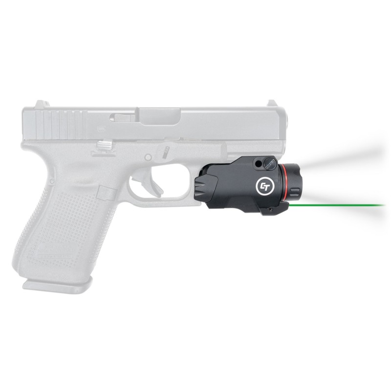 Crimson Trace 0177201 CMR207G Universal Green Laser Sight  Tactical Light Rail Master Pro Black PistolShotgunRifle