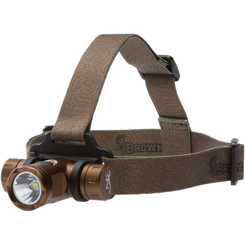 Browning 3713345 Blackout Elite Headlamp  Burnt Bronze  4860 Lumens White LEDGreen