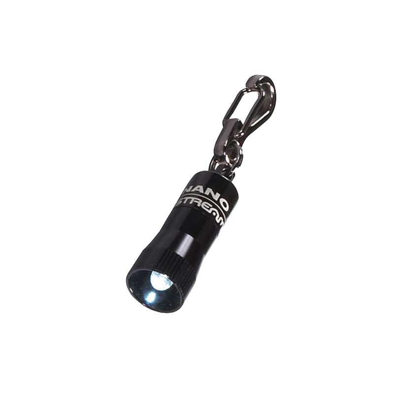 Streamlight 73001 Nano Light Keychain Light  Black Anodized 10 Lumens White LED