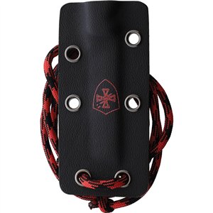 Neck Knife Drop Point Red